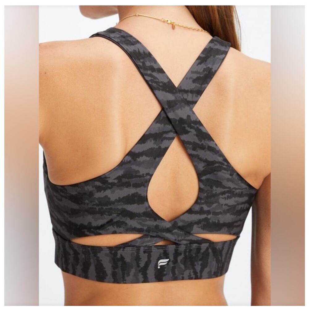 Fabletics Activewear The no Bounce High impact Black Sport Bra Size M/L